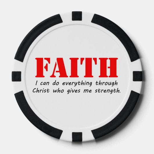 Faith Poker Chips (Voorkant)