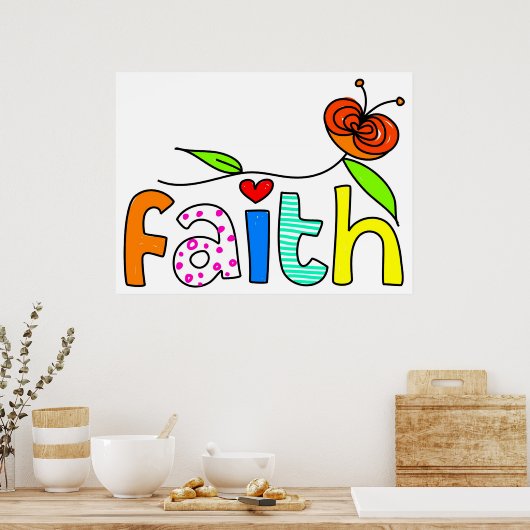 Faith Poster (Keuken)