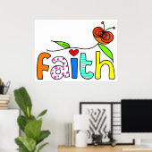 Faith Poster (Thuiskantoor)