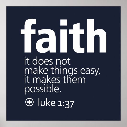 Faith Poster (Voorkant)