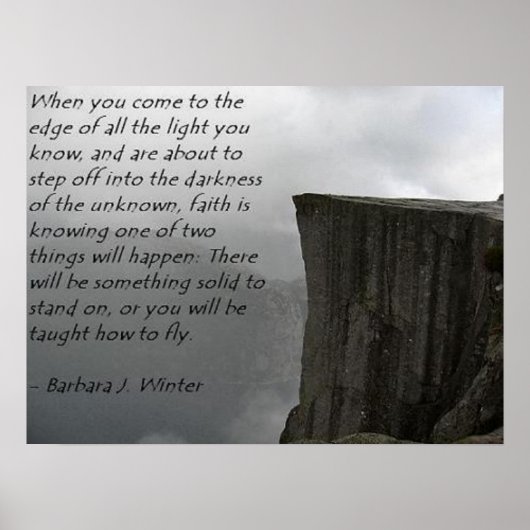 "Faith" Poster (Voorkant)