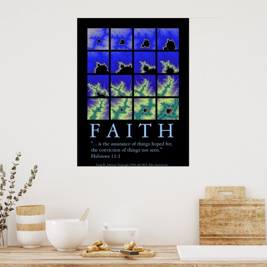 FAITH POSTER (Keuken)