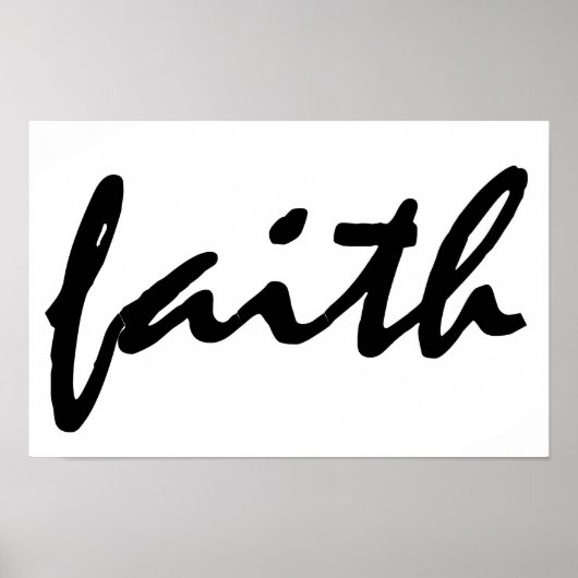 Faith Poster (Voorkant)