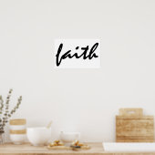 Faith Poster (Keuken)