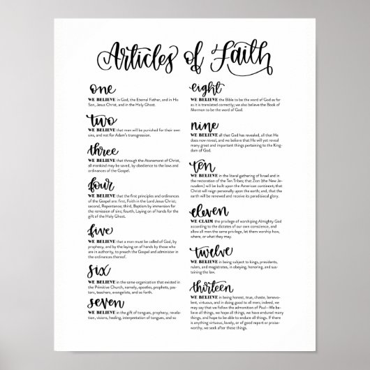 Faith Poster (Voorkant)