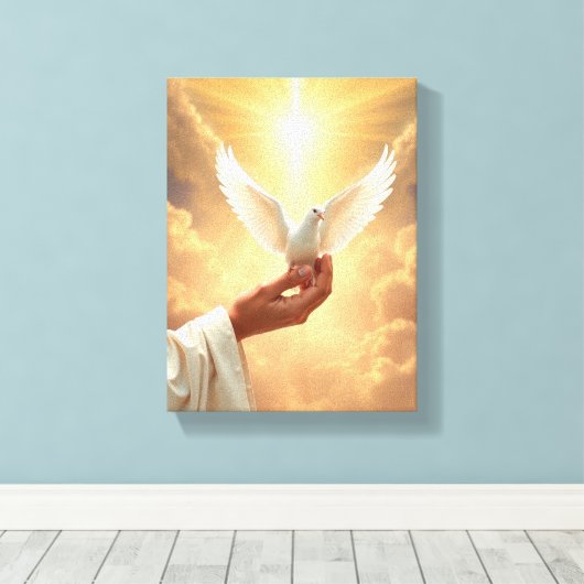 Faith - Premium Wrapped Canvas (Glans) (Insitu (Houten vloer))