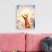 Faith - Premium Wrapped Canvas (Glans) Afdruk (Insitu (Woonkamer))