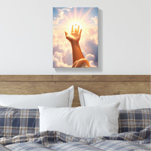 Faith - Premium Wrapped Canvas (Glans) Afdruk