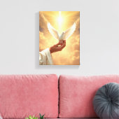 Faith - Premium Wrapped Canvas (Glans) Afdruk (Insitu (Woonkamer))