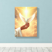 Faith - Premium Wrapped Canvas (Glans) Afdruk (Insitu (Houten vloer))