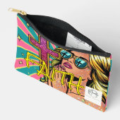 faith Print Cut Sew Bag Etui (Open)