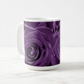 Faith Purple Roses 15oz Classic Mug Koffiemok (Voorkant links)