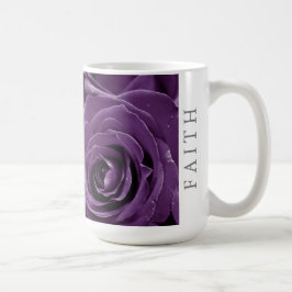 Faith Purple Roses 15oz Klassieke Mok