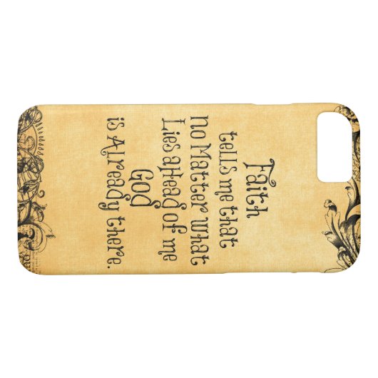 Faith Quote Case-Mate iPhone Case (Achterkant (Horizontaal))