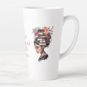 Faith Quote- Girl With Books On Her Head Latte Mok