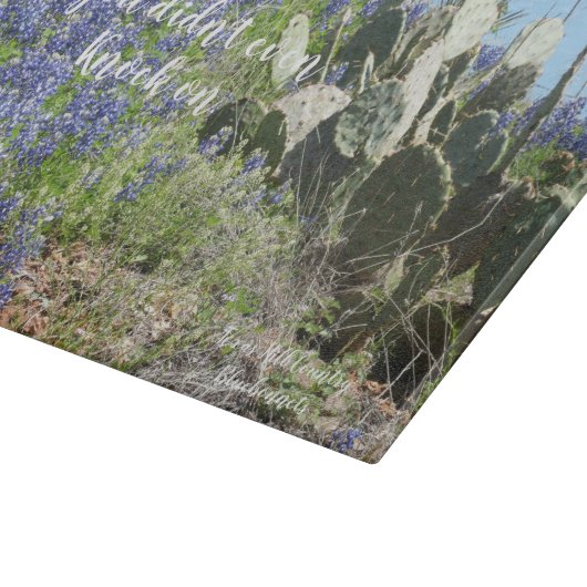 Faith Quote Glas snijplank (Hoek)