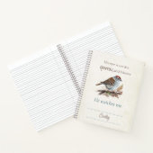 Faith Quote is op de Waterverf Notitieboek (Binnen)