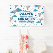 Faith quotes en Bird Pattern Spandoek (Insitu)