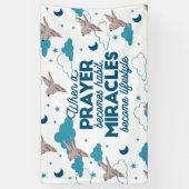 Faith quotes en Bird Pattern Spandoek (Verticaal)