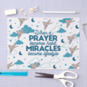 Faith quotes en Bird Pattern Tissuepapier (Craft)
