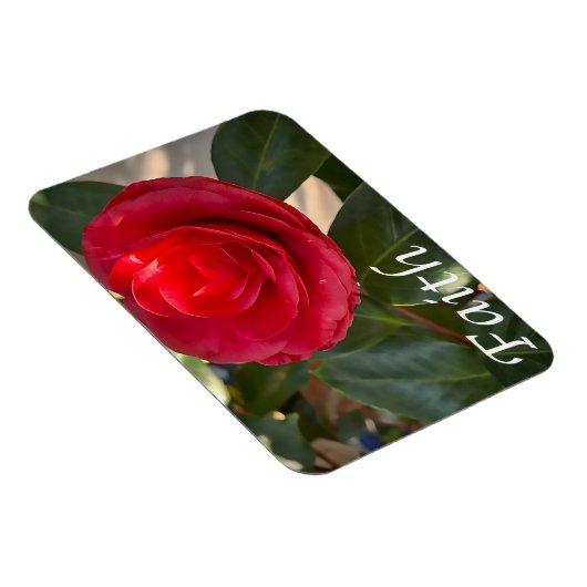 Faith - Red Camellia Bloom Magneet (Rechterzijde)
