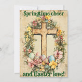Faith & Renewal – Easter Blessings Kaart (Voorkant)
