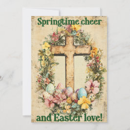 Faith & Renewal – Easter Blessings Kaart