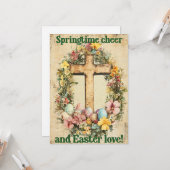 Faith & Renewal – Easter Blessings Kaart (Voorkant / Achterkant in situ)