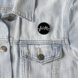 Faith Reverse Ronde Button 3,2 Cm