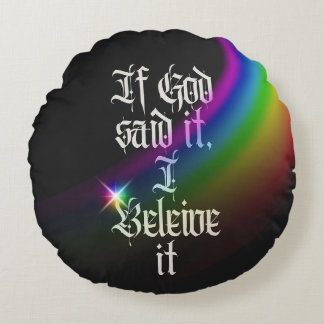 Faith Rond Kussen