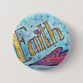 Faith Ronde Button 5,7 Cm (Voorkant)
