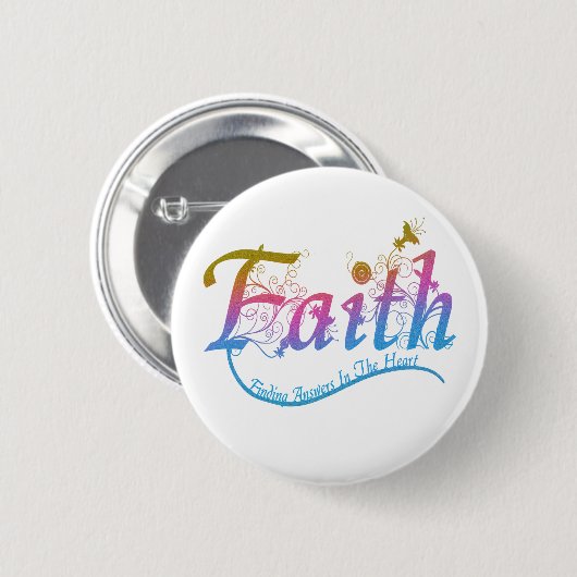 Faith Ronde Button 5,7 Cm (Voorkant /achterkant)