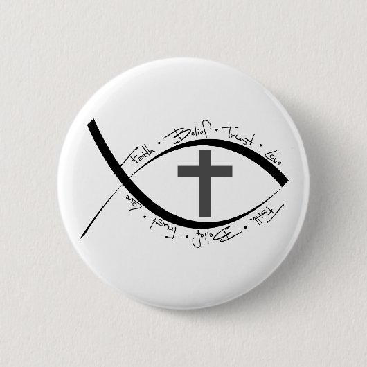 Faith Ronde Button 5,7 Cm (Voorkant)