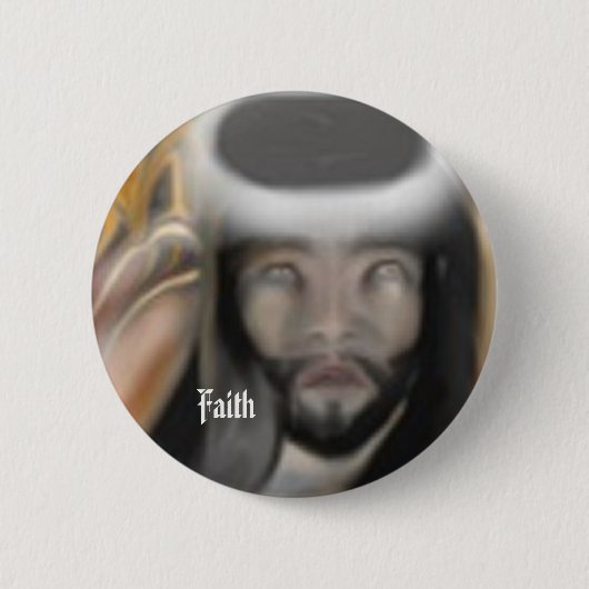 Faith Ronde Button 5,7 Cm (Voorkant)