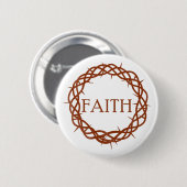Faith Ronde Button 5,7 Cm (Voorkant /achterkant)