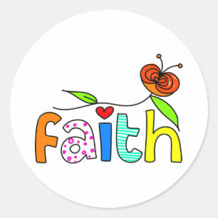 Faith Ronde Sticker