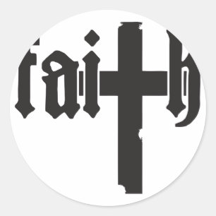Faith Ronde Sticker