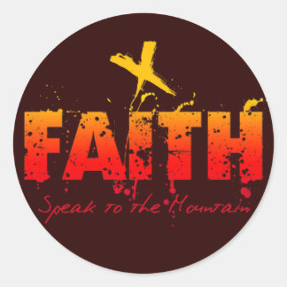 FAITH RONDE STICKER