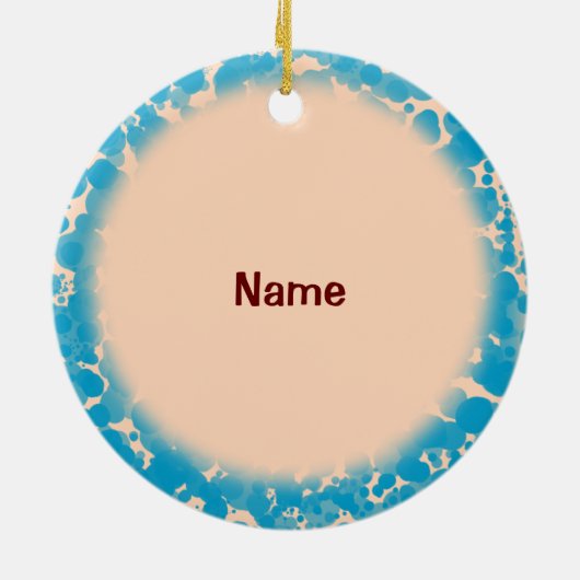 Faith Roos Christelijk Kruis Ornament (Achterkant)