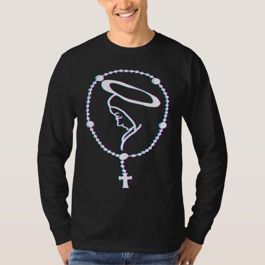 Faith Rosary Christian Religious Bible T-shirt (Voorkant)