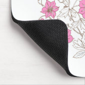 Faith (roze en bruin) muismat (Hoek)