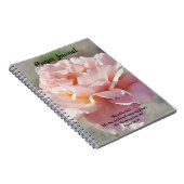 Faith  Roze Rose Art Prayer Journal Notitieboek (Rechterzijde)