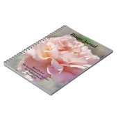 Faith  Roze Rose Art Prayer Journal Notitieboek (Linkerzijde)
