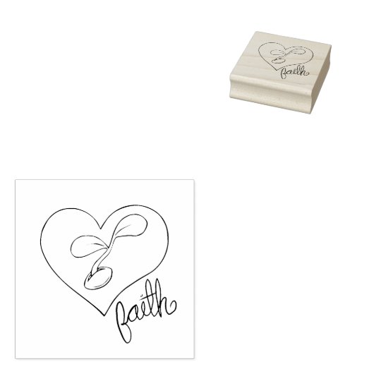 Faith Rubberstempel (Gestempeld)