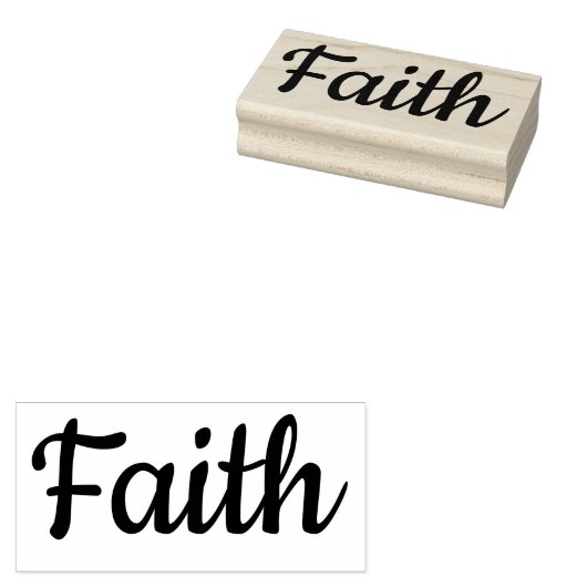 Faith Rubberstempel (Gestempeld)