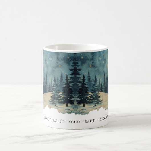 Faith Scripture Colossians 3:15 Cabin Mug Koffiemok (Center)
