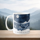 Faith Scripture Snow Mountain Romans 12:10 Mug Koffiemok