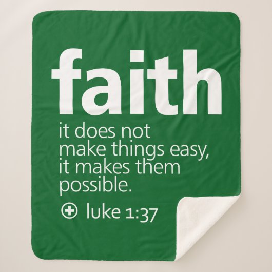 Faith Sherpa Deken (Voorkant)