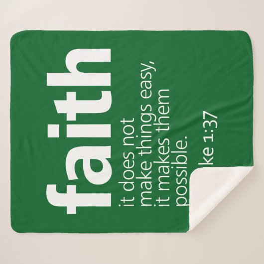 Faith Sherpa Deken (Voorkant (horizontaal))