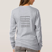 FAITH shirt met lange hoes | m3galleryStudio (Achterkant)